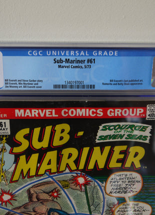 Sub-Mariner (1968 1st Series) #61 CGC 9.2 - Mycomicshop.be