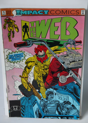 Web (1991 Impact) lot of 11 comics - Mycomicshop.be