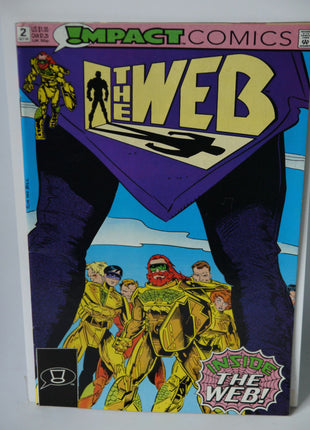 Web (1991 Impact) lot of 11 comics - Mycomicshop.be